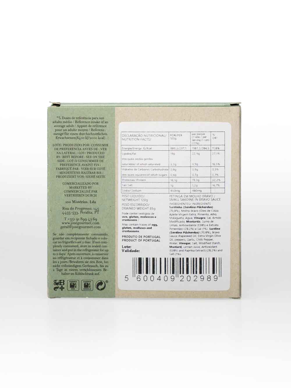 ABC+ Small Sardines "Brava" Sauce, 120g - Image 5