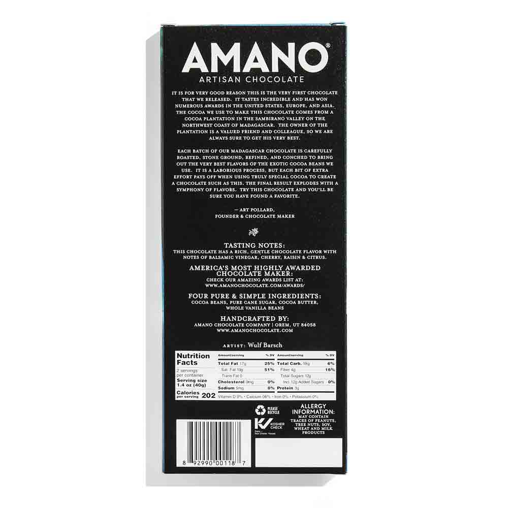 Amano Madagascar 70%, 3oz - Image 2
