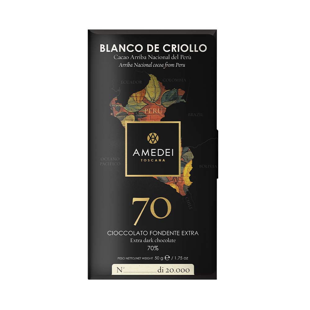 Amedei Blanco de Criollo 70%, 50g