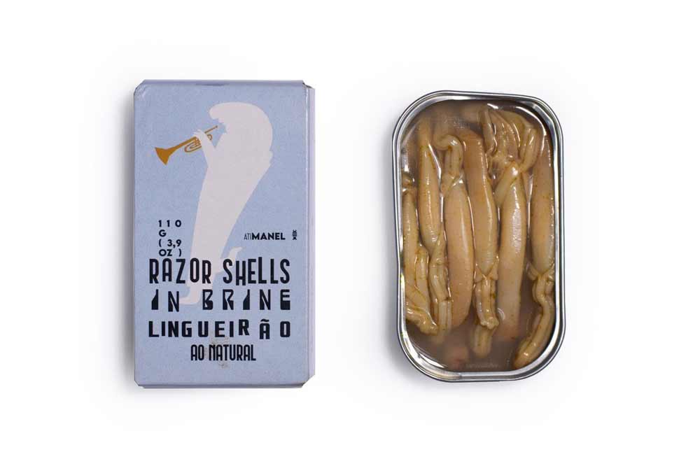 Ati Manel Razor Shells in Brine, 110g