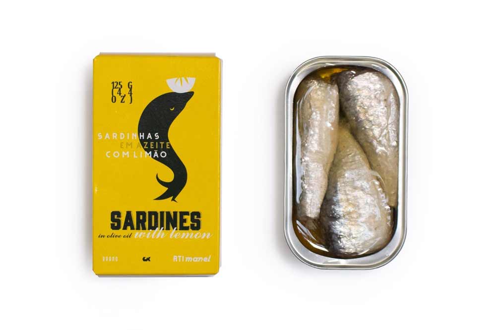 Ati Manel Sardines in Olive Oil and Lemon, 125g