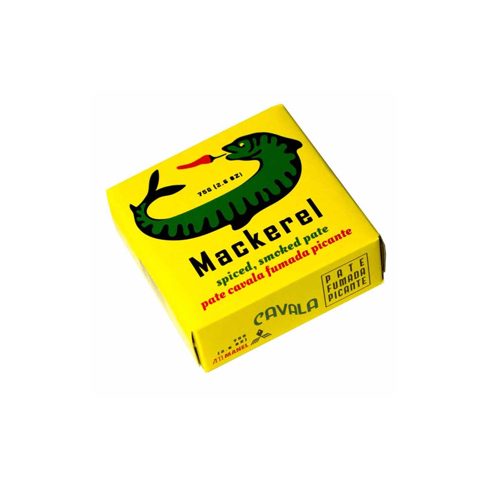 Ati Manel Spiced Smoked Mackerel Pate, 75g