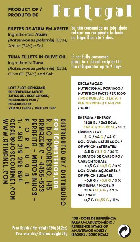 Ati Manel Tuna Fillets in Olive Oil, 120g - Image 3