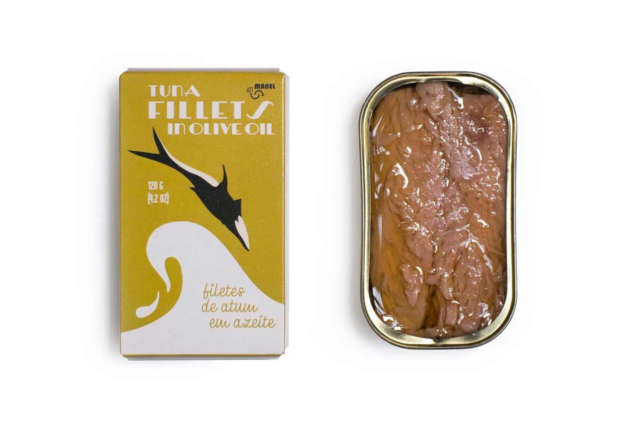 Ati Manel Tuna Fillets in Olive Oil, 120g