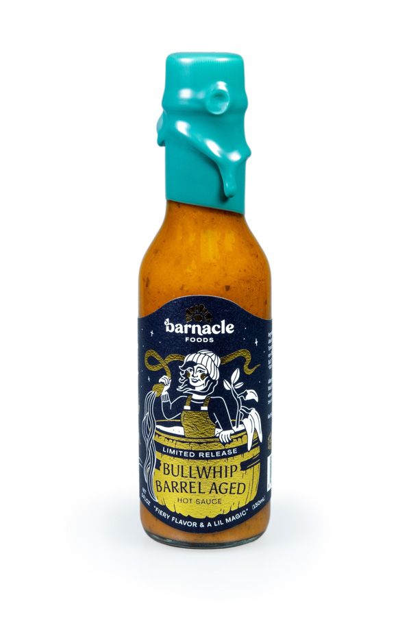 Barnacle Bullwhip Kelp Bourbon Barrel Aged Hot Sauce, 5.5oz