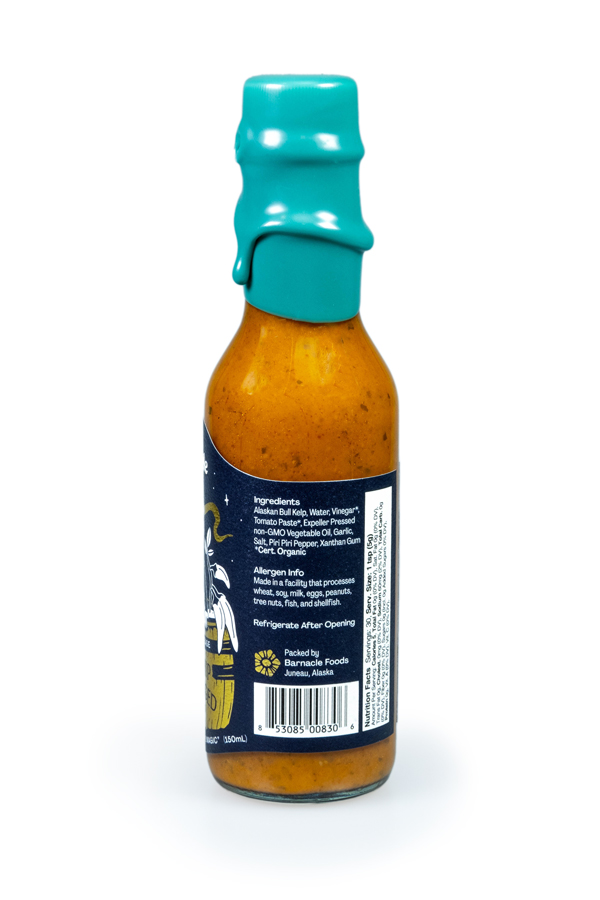 Barnacle Bullwhip Kelp Bourbon Barrel Aged Hot Sauce, 5.5oz - Image 2