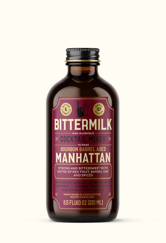 Bittermilk Bourbon Barrel Aged Manhattan, 8.5oz