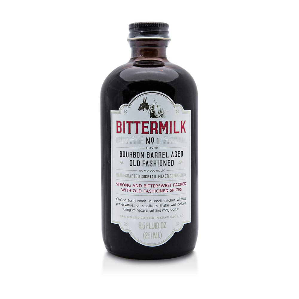 Bittermilk Bourbon Barrel Aged Old Fashioned #1, 8.5oz