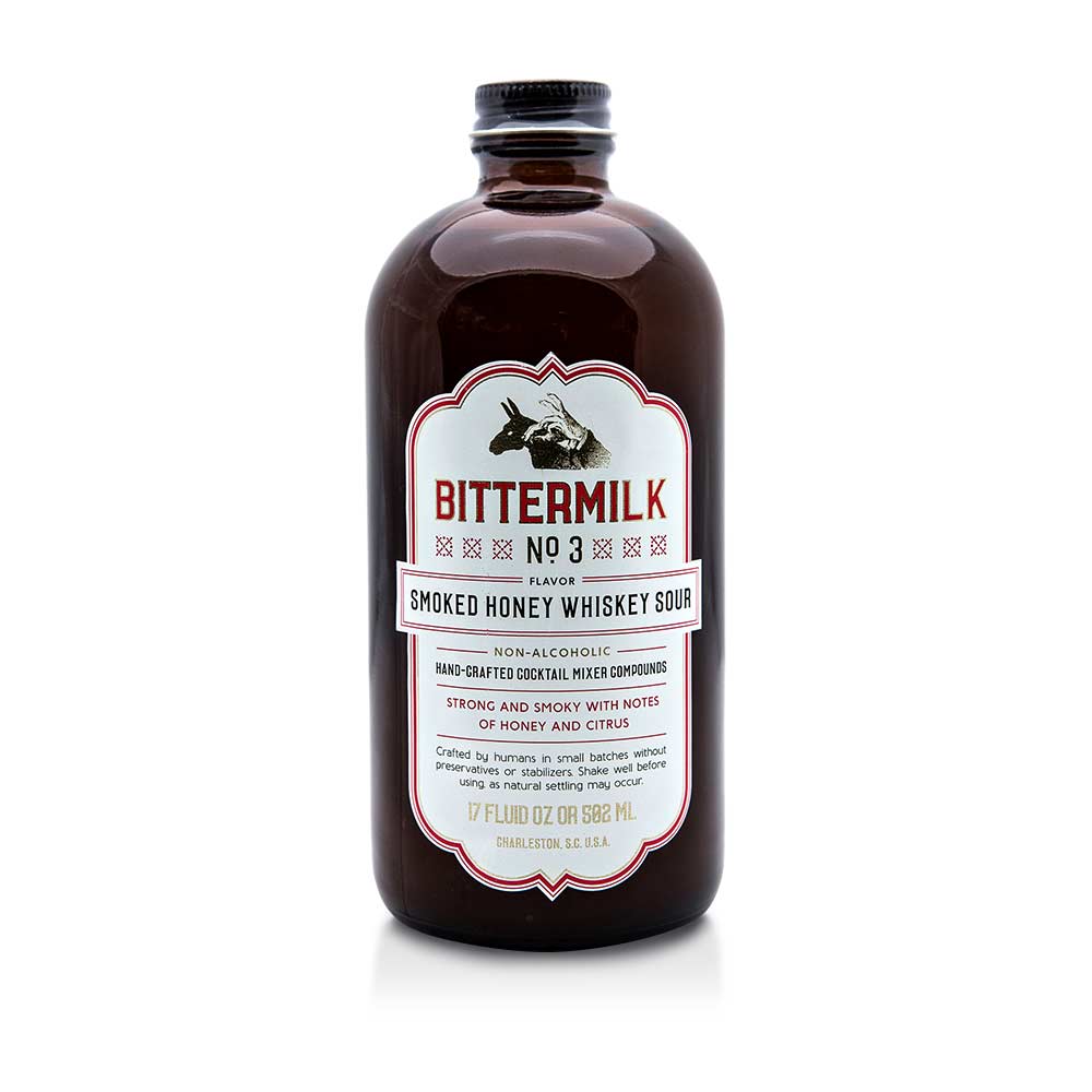 Bittermilk Smoked Honey Whiskey Sour #3, 17oz