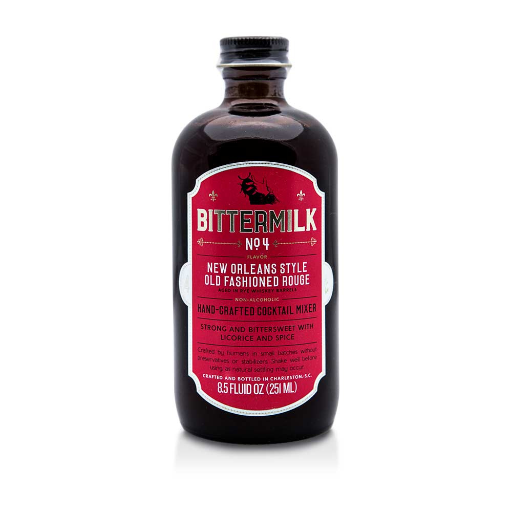 Bittermilk New Orleans Style Old Fashioned Rouge #4, 8.5oz