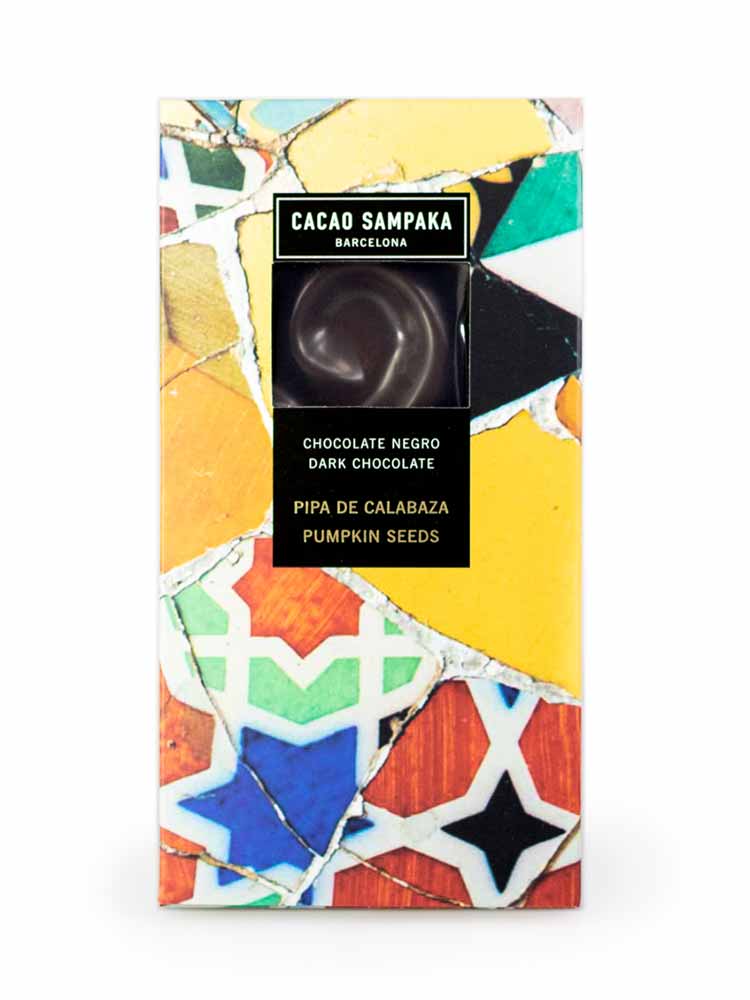 Cacao Sampaka Pipa de Calabaza (Pumpkin Seed) 43% (Gaudi), 75g