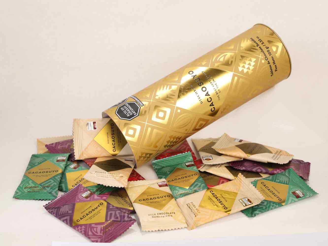 Cacaosuyo Assorted Napolitains Tube, 100g - Image 2