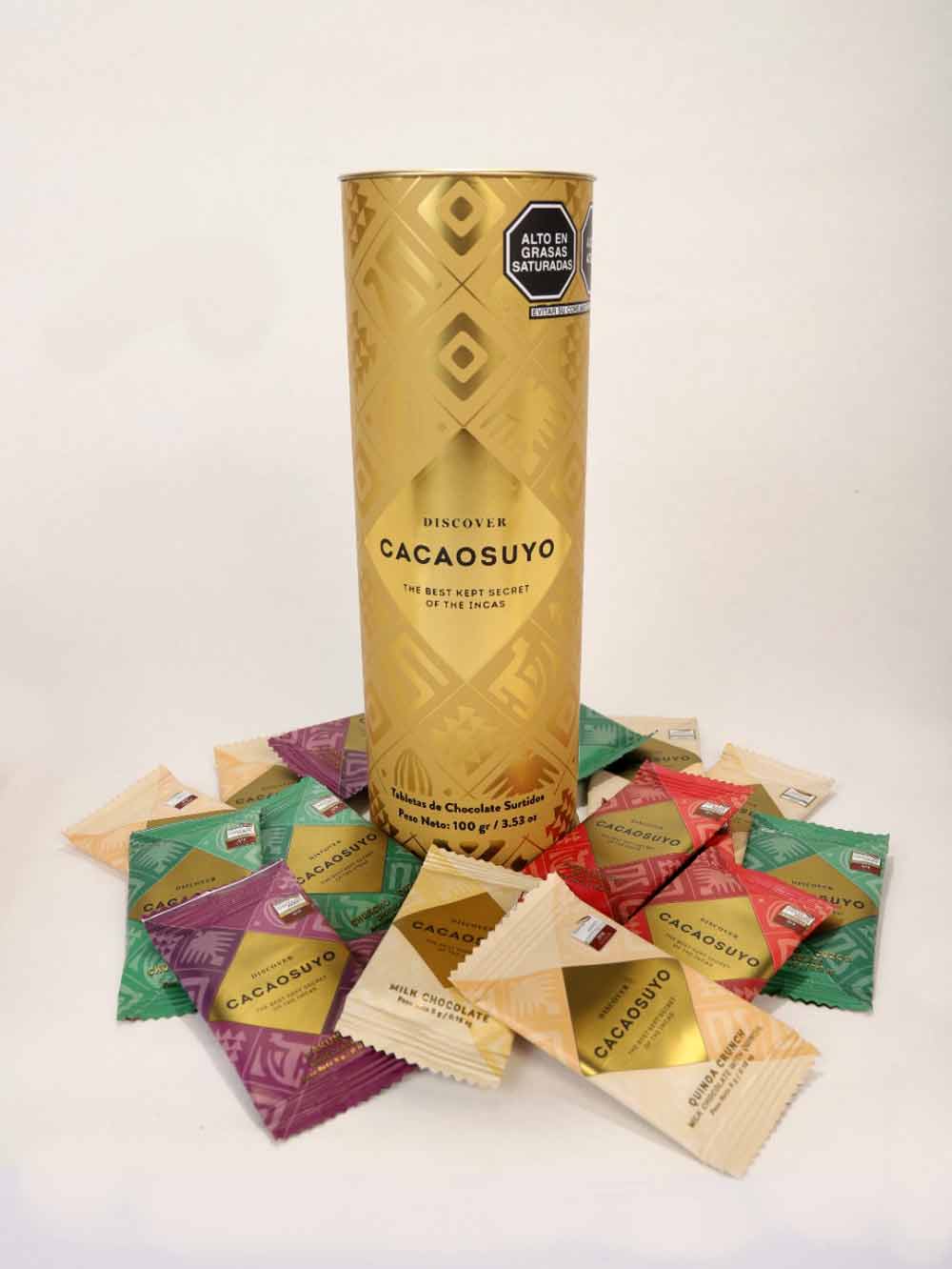 Cacaosuyo Assorted Napolitains Tube, 100g - Image 3