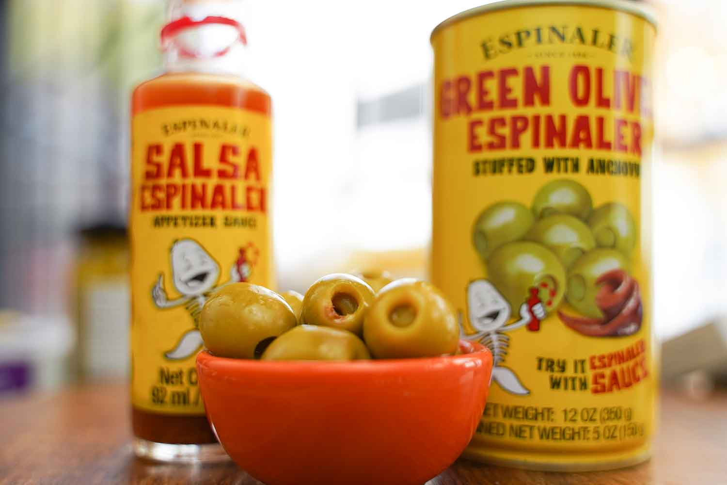 Espinaler Olives Stuffed w/Anchovy, 350g - Image 4