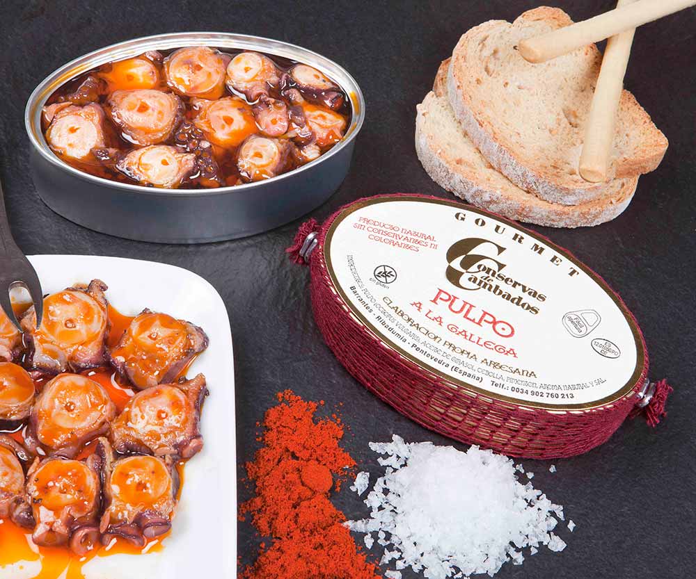 Conservas de Cambados Octopus in Galician Sauce, 111g - Image 2