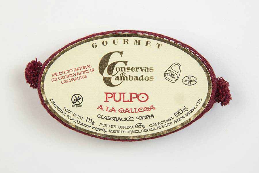 Conservas de Cambados Octopus in Galician Sauce, 111g