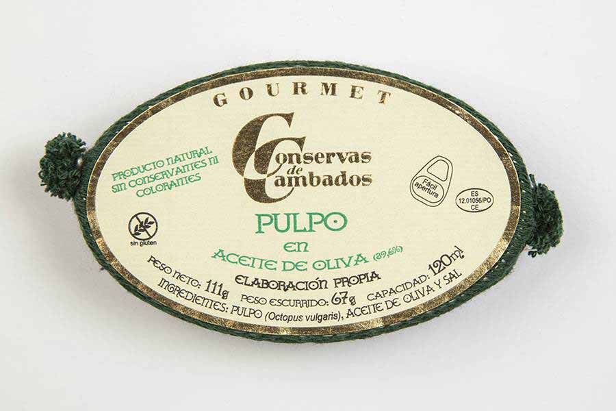 Conservas de Cambados Octopus in Olive Oil, 111g