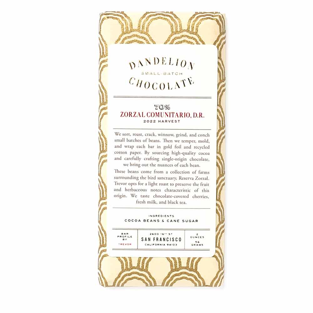 Dandelion Zorzal Comunitario, D.R. 70%, 56g