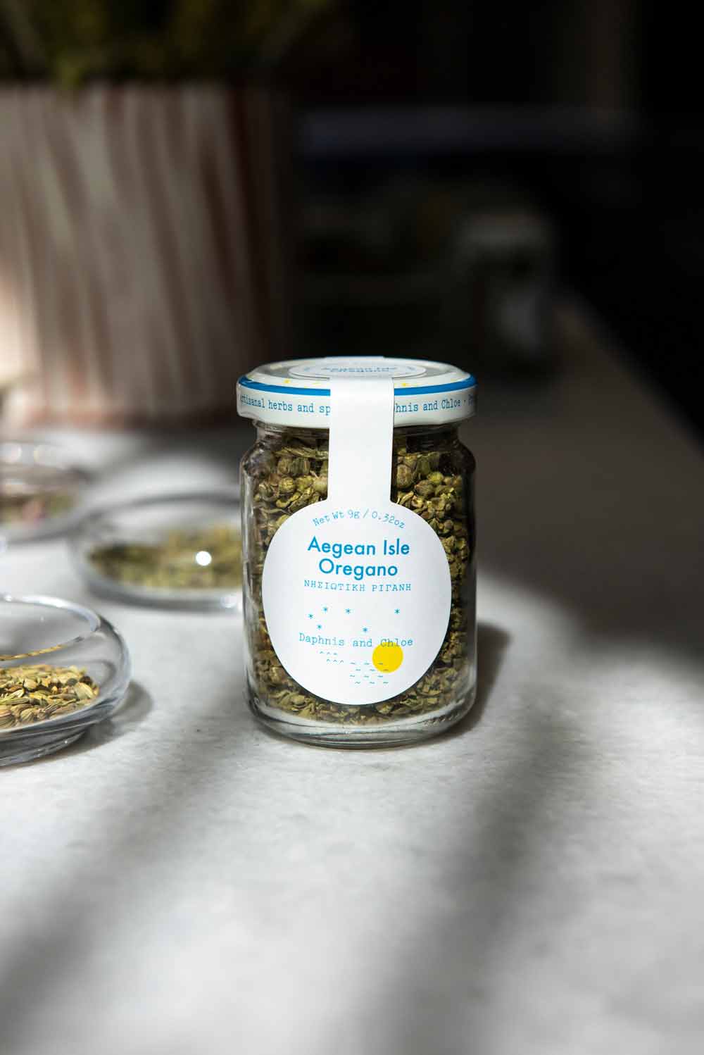 Daphnis and Chloe Aegean Isle Oregano Glass Jar, 9g - Image 4