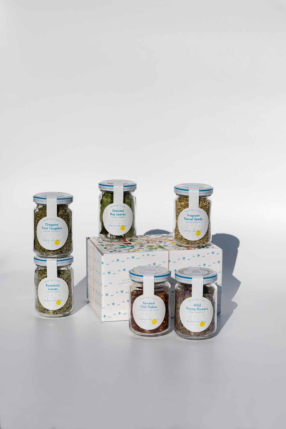 Daphnis and Chloe Mediterranean Essentials Gift Set (Thyme, Oregano Taygetus, Bay Leaves, Chili, Fennel, Rosemary), 6 x 1ea - Image 4