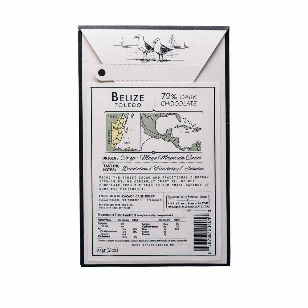 Dick Taylor Belize, Toledo 72%, 2oz - Image 2