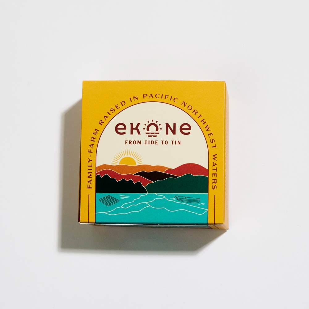 Ekone Oyster Co. Lemon Pepper Smoked Oysters, 3oz