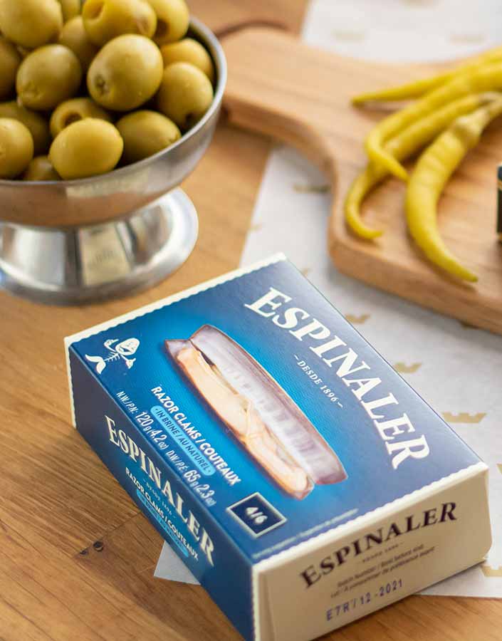 Espinaler Razor Clams (Trimmed) 4/6 Classic Line, 120g - Image 4