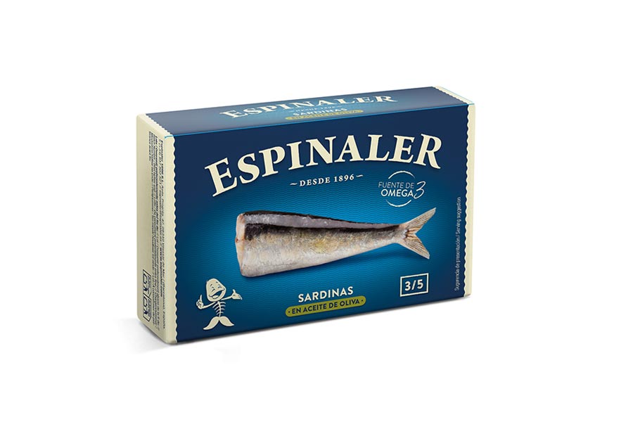 Espinaler Sardines in Olive Oil 3/5 Classic Line, 125g