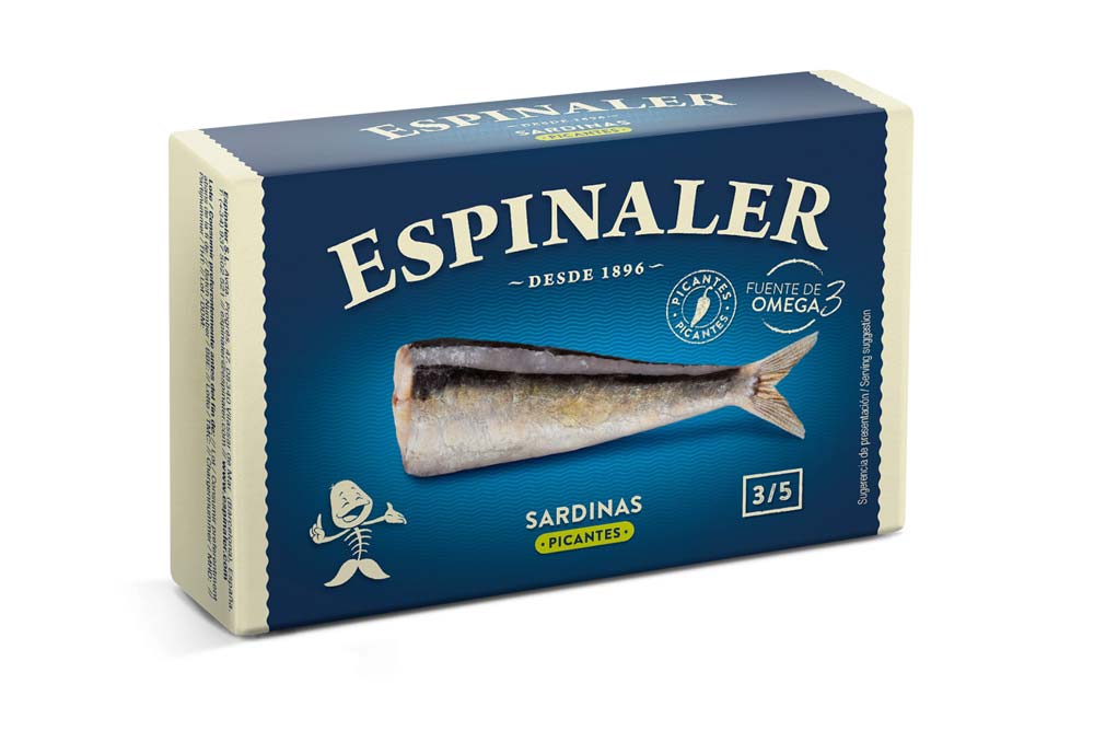 Espinaler Sardines in Spicy Olive Oil 3/5 Classic Line, 125g