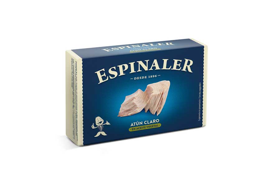 Espinaler Yellowfin Tuna in Vegetable Oil Classic Line, 120g