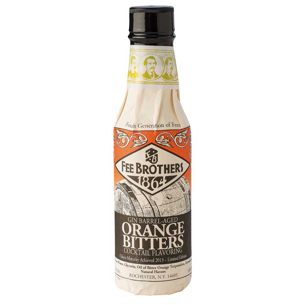 Fee Brothers Gin Barrel-Aged Orange Bitters, 5oz