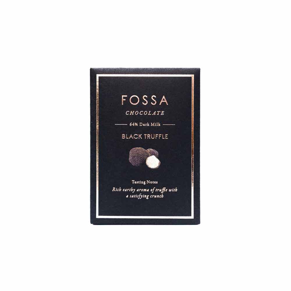 Fossa Black Truffle Dark Milk Chocolate, 50g