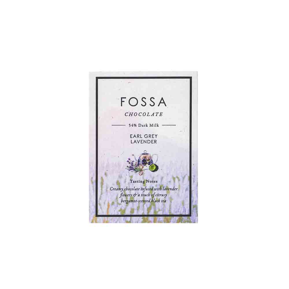 Fossa Earl Grey Lavender Dark Milk Chocolate (Limited Edition), 50g