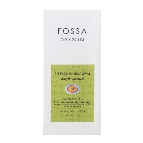Fossa Pistachio Meltaway Knafeh Chocolate, 70g