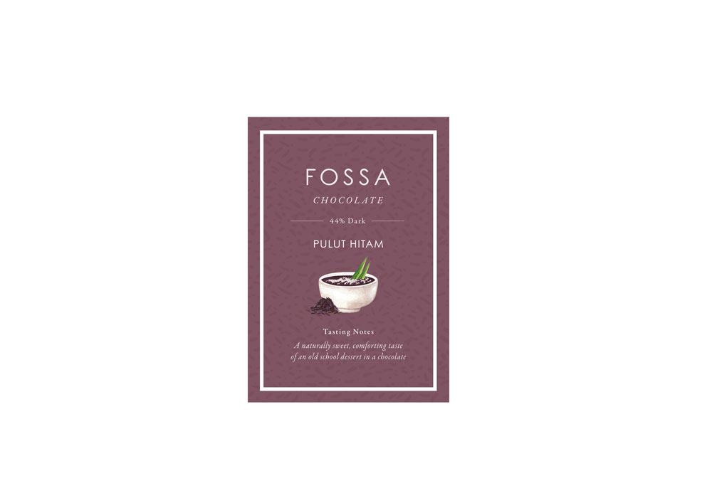 Fossa Pulut Hitam Chocolate, 50g