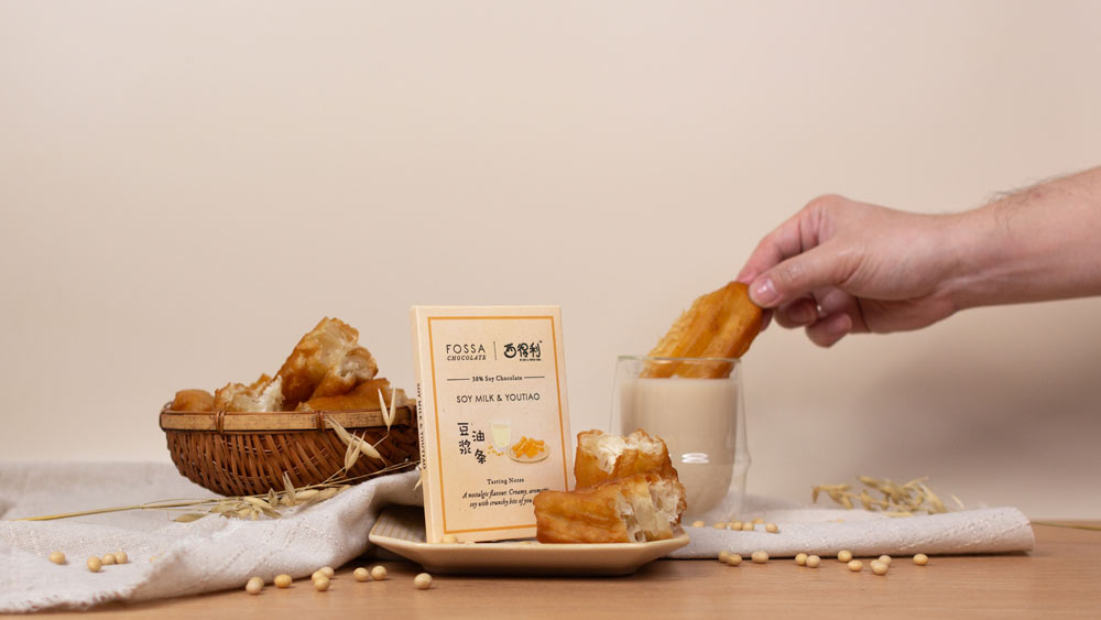 Fossa Soy Milk and Youtiao Chocolate, 50g - Image 2