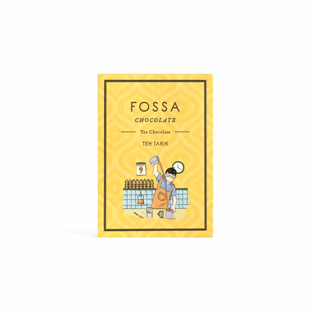 Fossa Teh Tarik Milk Chocolate, 50g