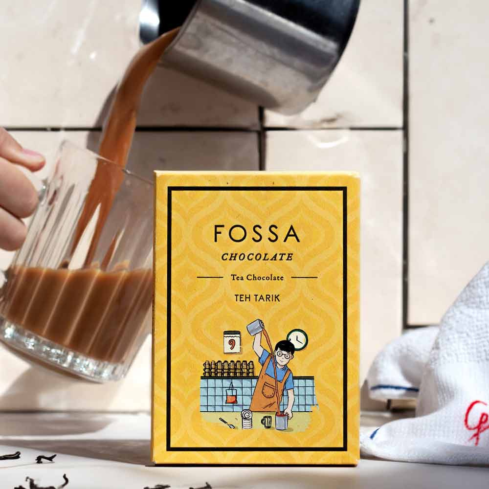 Fossa Teh Tarik Milk Chocolate, 50g - Image 2