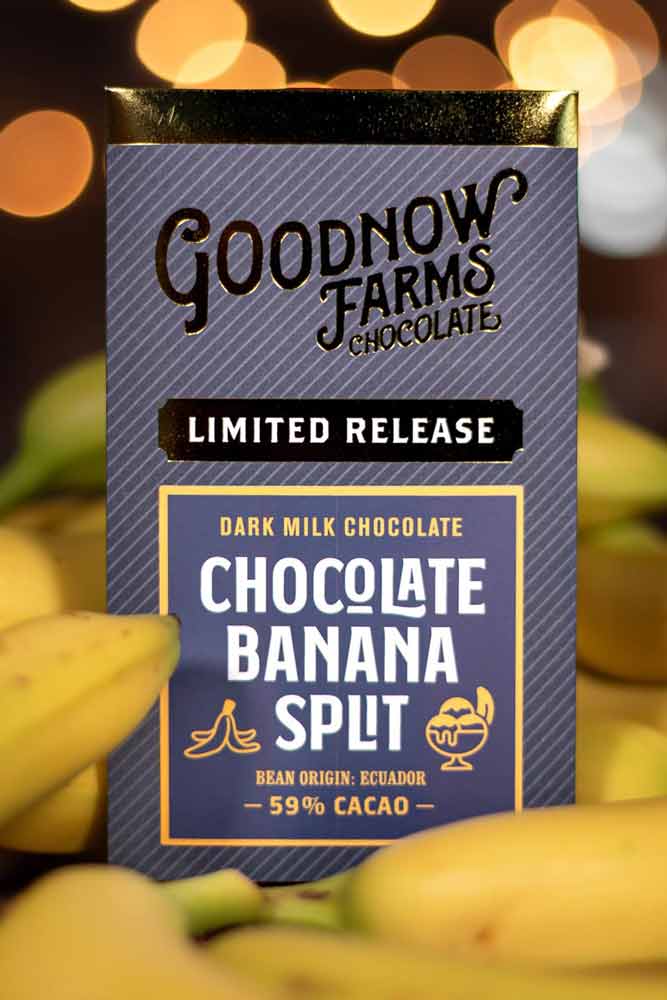 Goodnow Farms Chocolate Banana Split 59%, 1.94oz