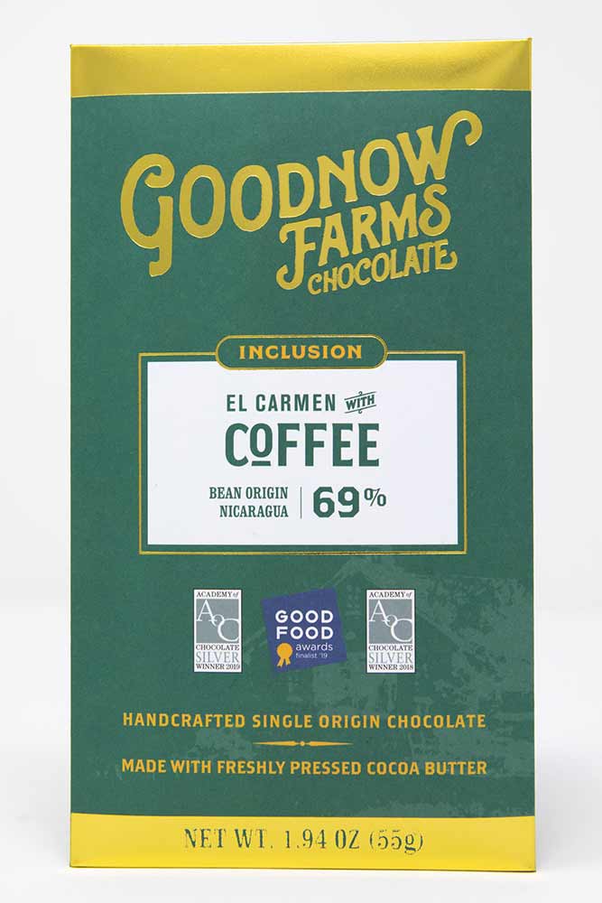 Goodnow Farms El Carmen w/ Coffee Crunch 69%, 1.94oz