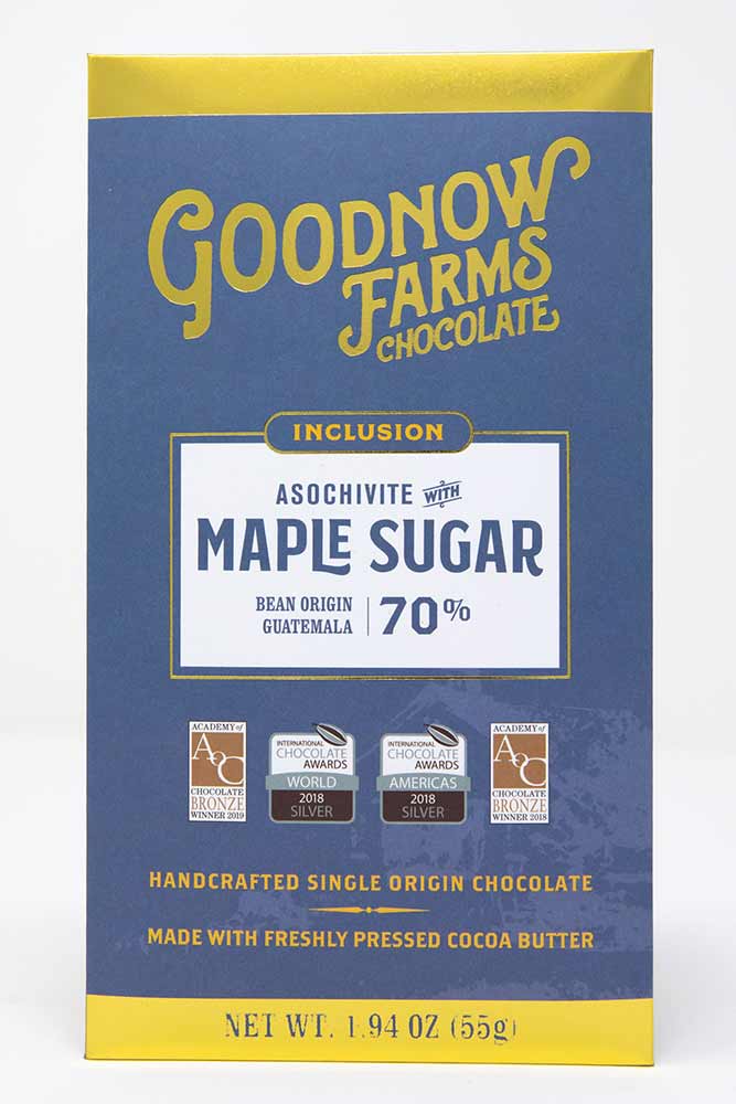 Goodnow Farms Asochivite w/ Maple Sugar 70%, 1.94oz