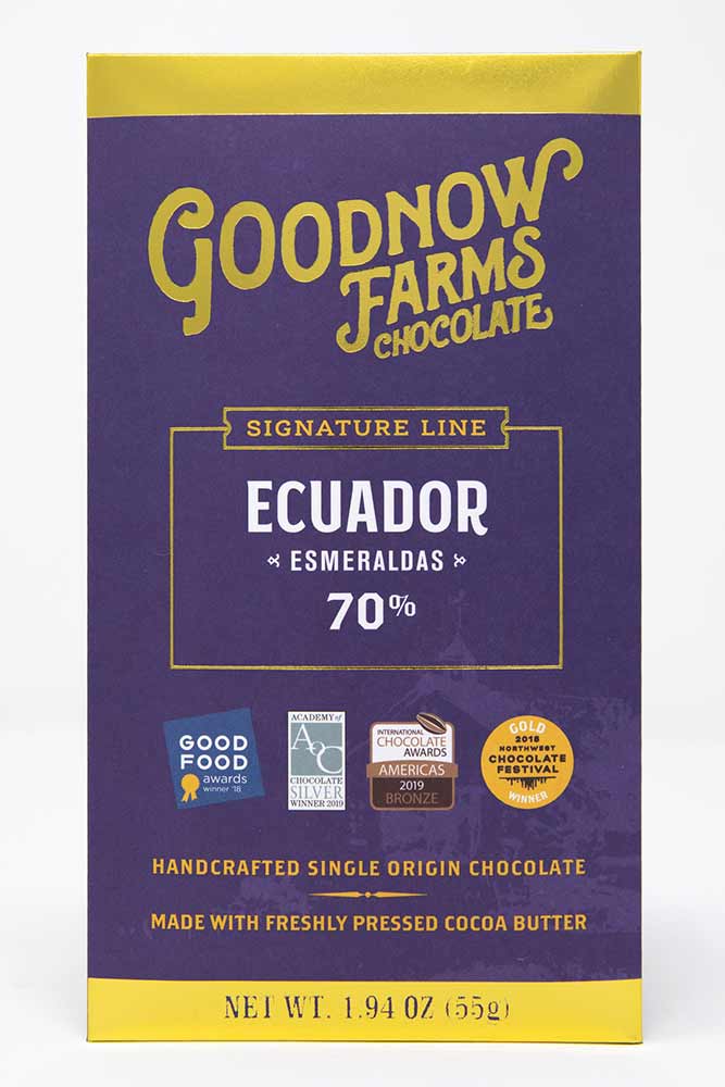 Goodnow Farms Esmeraldas, Ecuador 70%, 1.94oz