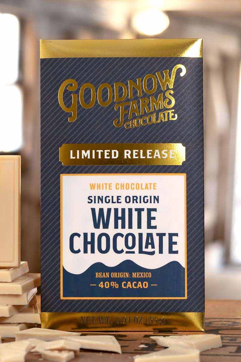 Goodnow Farms Single Origin White Chocolate 40% (Limited Edition), 1.94oz