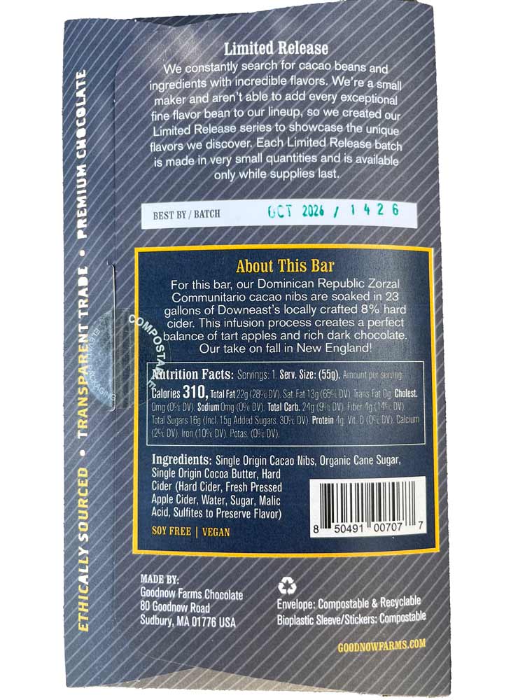 Goodnow Farms Unfiltered Hard Cider (Limited Edition), 1.94oz - Image 2