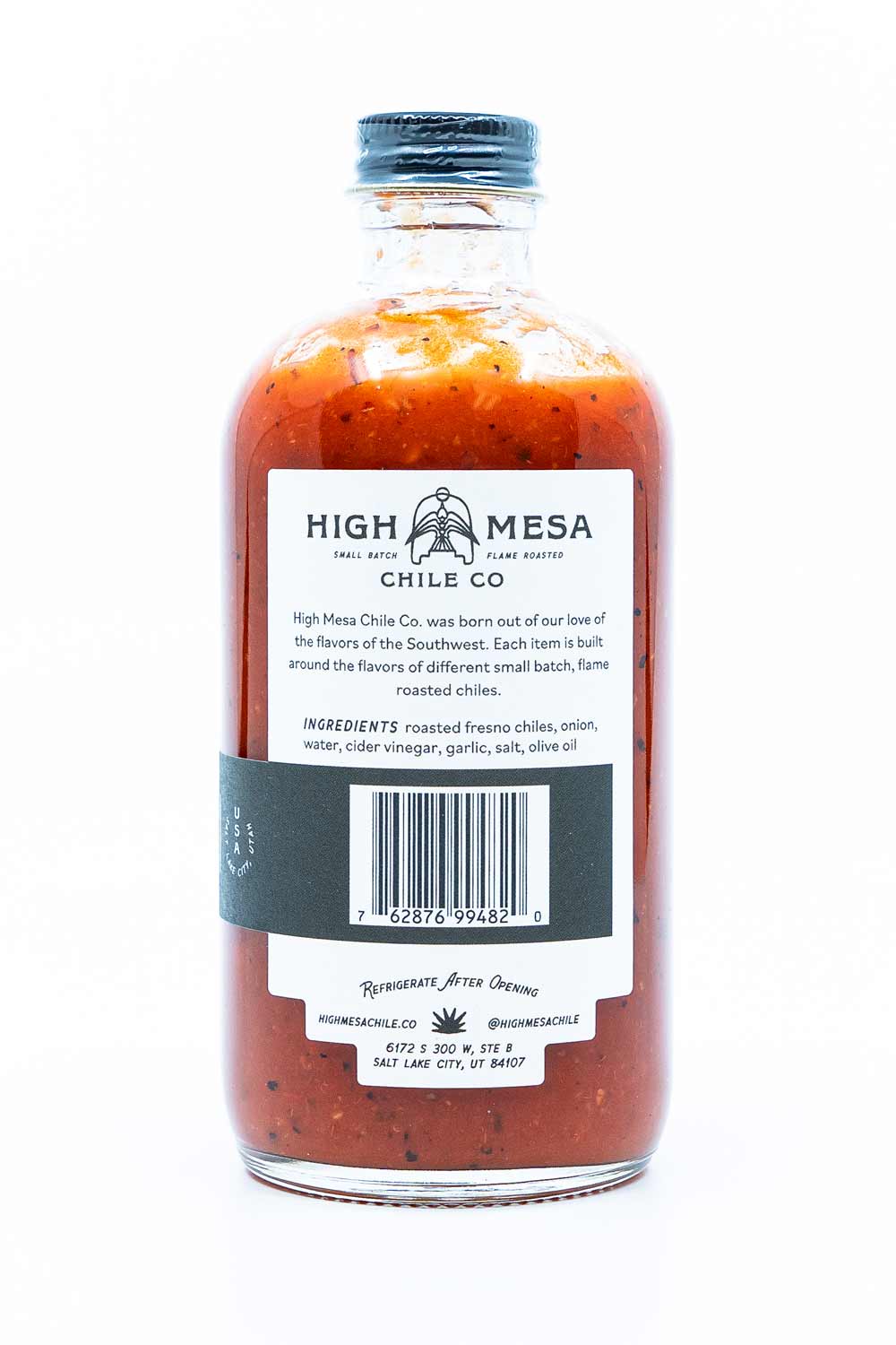 High Mesa Chile Co. Roasted Fresno Hot Sauce, 8oz - Image 2