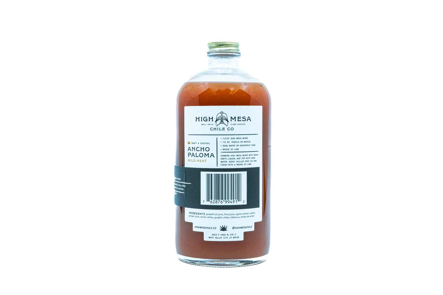 High Mesa Chile Co. Roasted Ancho Paloma Cocktail Mix, 32 oz. - Image 2
