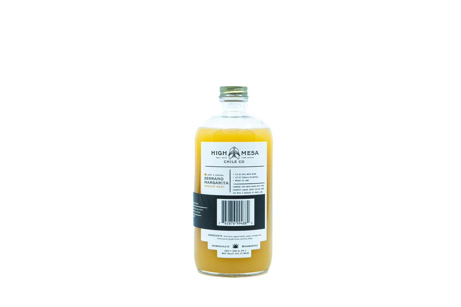 High Mesa Chile Co. Roasted Serrano Margarita Cocktail Mix, 16 oz. - Image 2