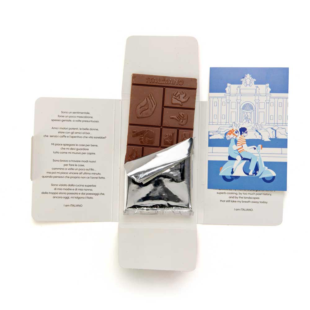 I Am Italiano Chocolate with Salted Caramel (Roma), 50g - Image 2