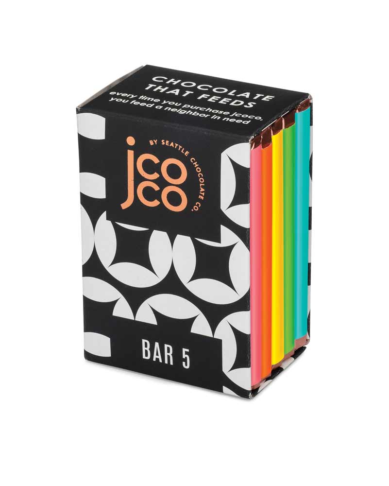 Jcoco 5 Bar Milk + White Chocolate Collection, 5 x 1oz
