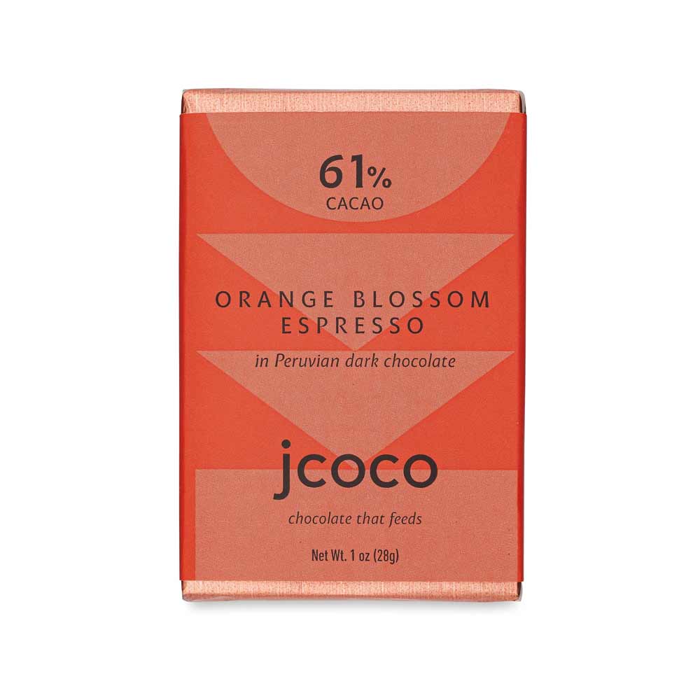 Jcoco Orange Blossom Espresso 61% Mini, 1oz